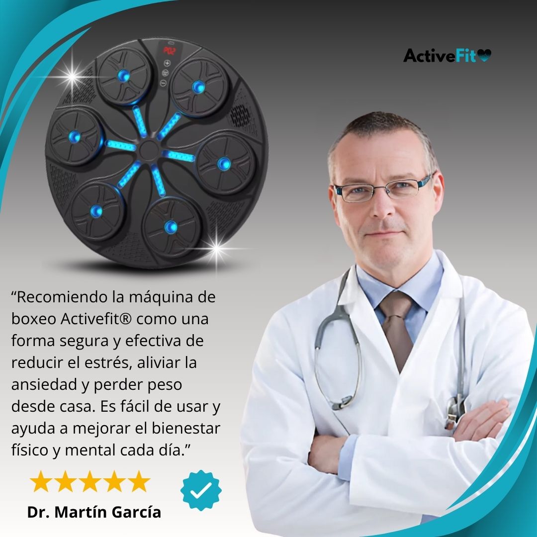 Máquina de Boxeo Anti-Estrés Activefit® + Guantes (GRATIS)