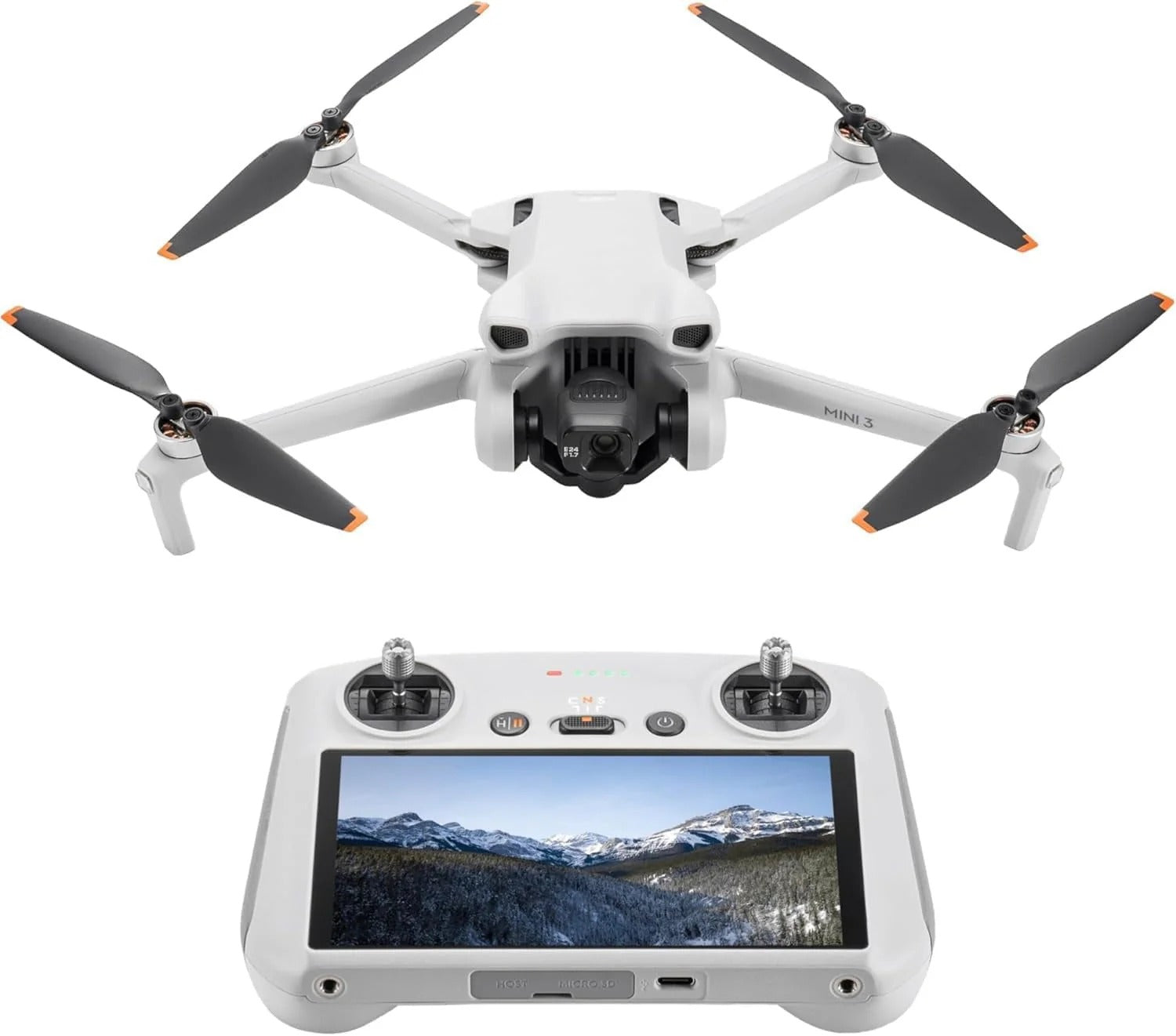 DJI Mini 3 Pro - Dron Mini con Mando a distancia y cámara, ligero y plegable con vídeo 4K HDR