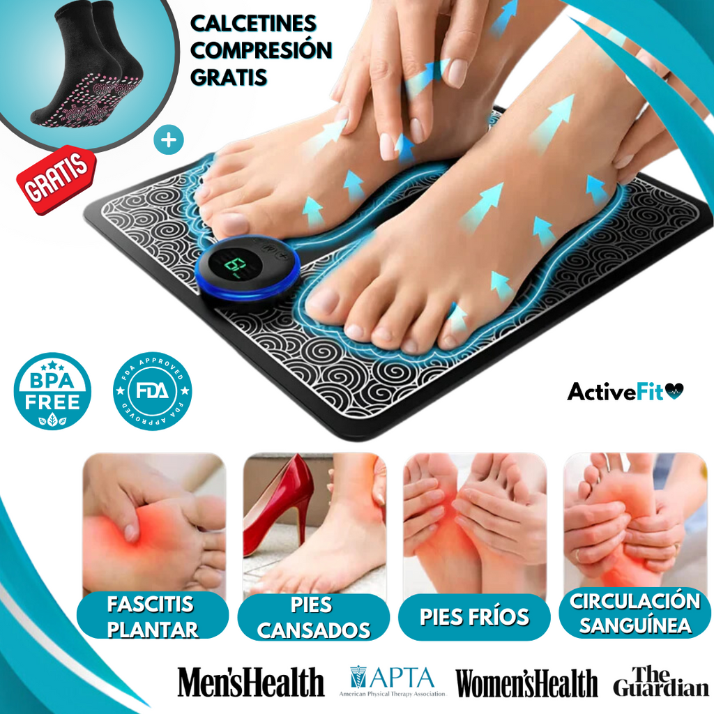 Masajeador de Pies EMS Activefit® + Calcetines Anti varices (GRATIS)